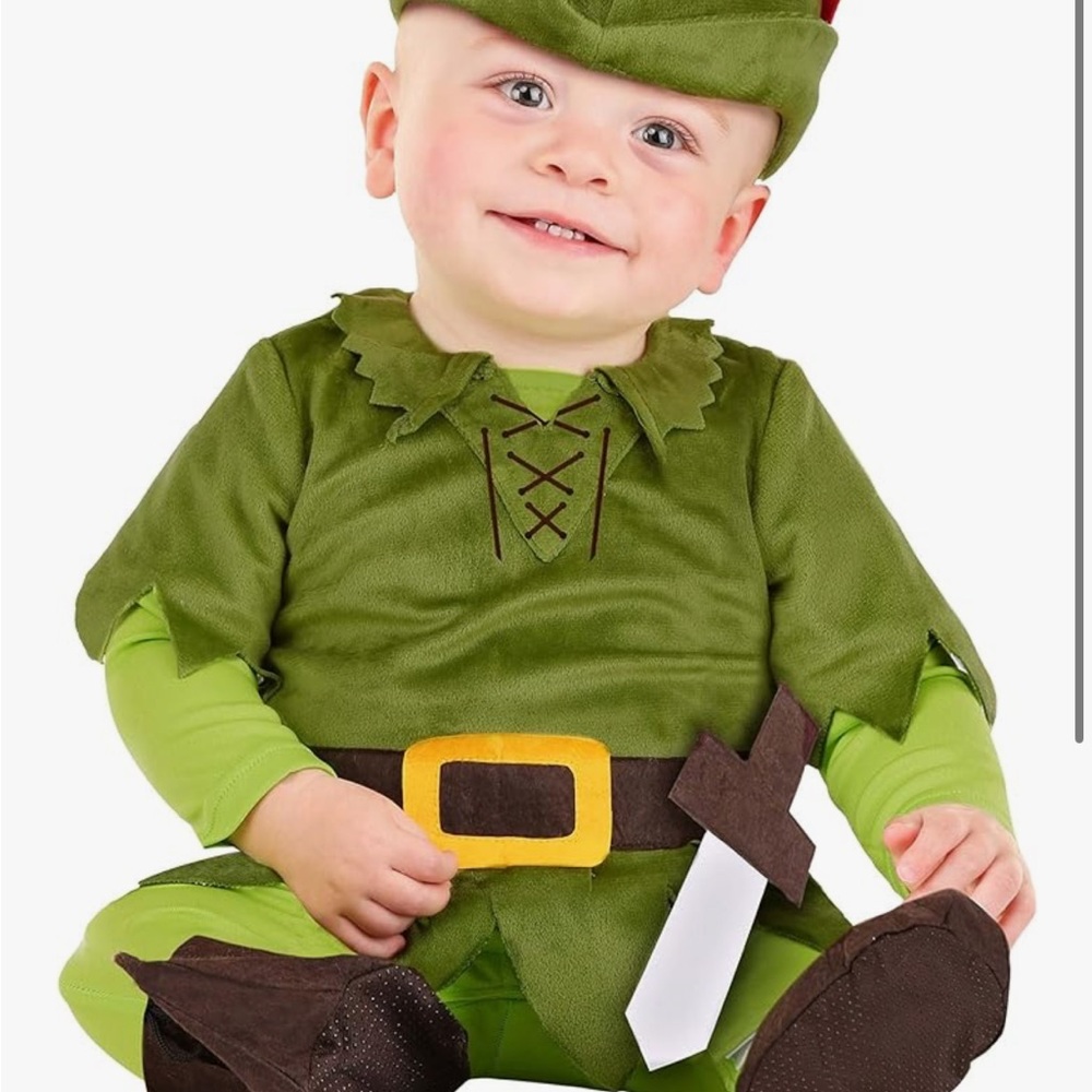 Baby boy Peter Pan costume